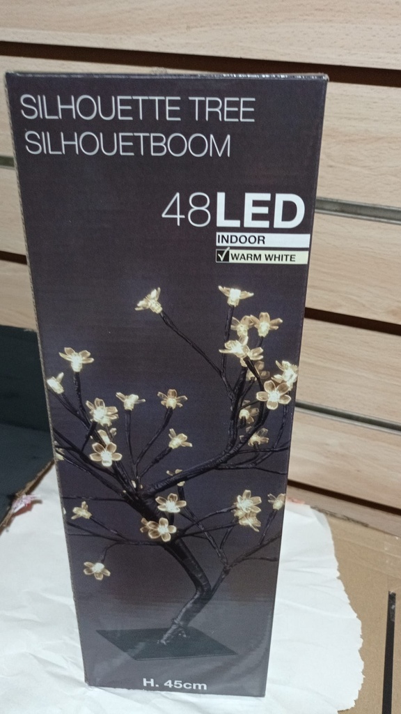 ARBOL DE NAVIDAD ALMENDRO 45CTM 48 LED