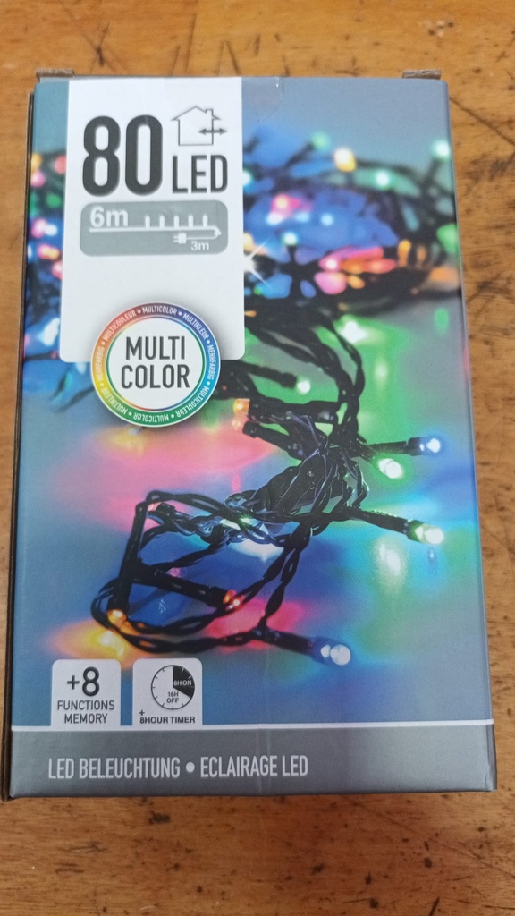 GUIRNALDA 80 LED MULTIFUN COLOR