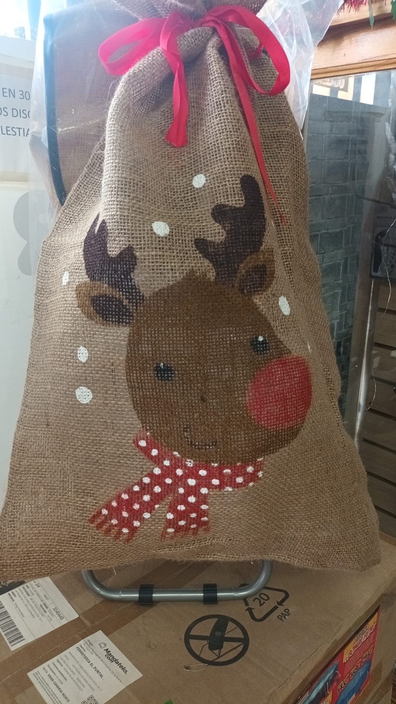 SACO NAVIDAD YUTE (RENO)