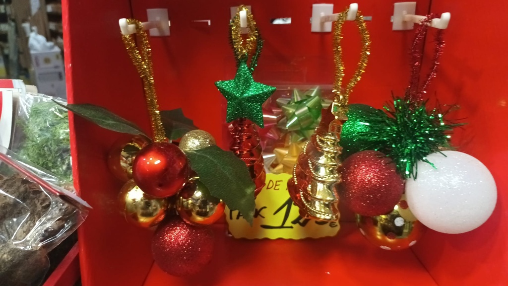 BOLA DECORACION ARBOL NAVIDAD