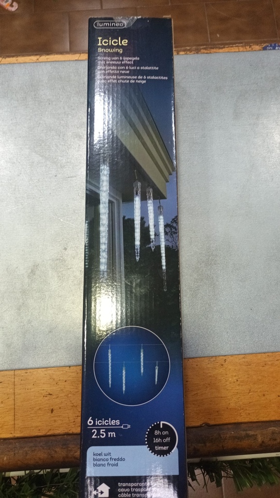 GUIRNALDA LED ESCARCHA2.5METR INT/EXTERIOR
