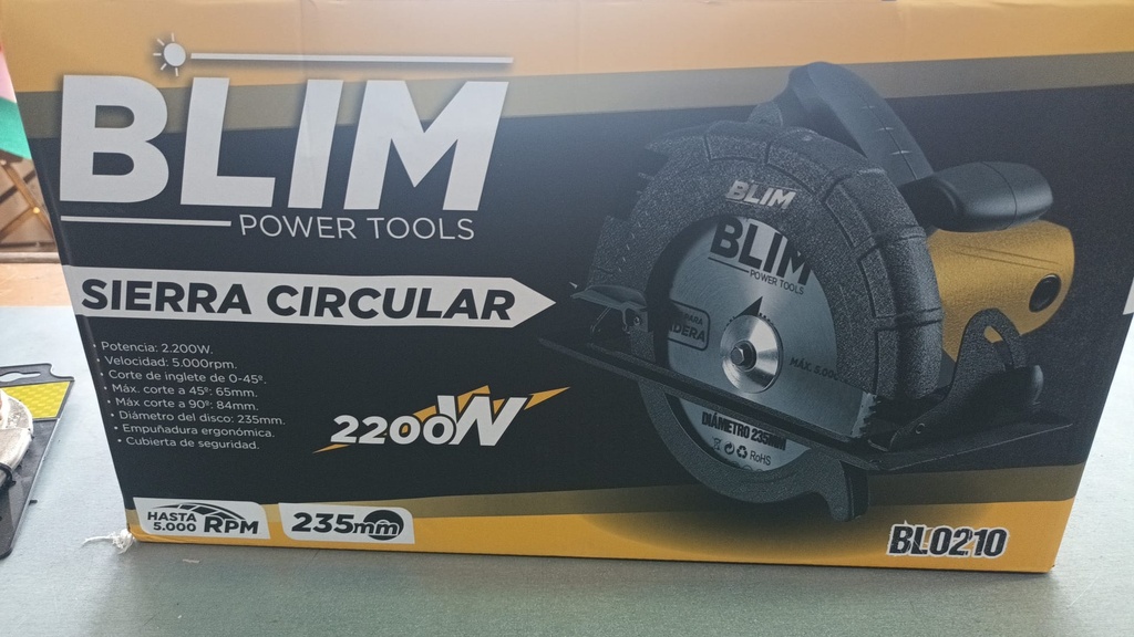 CIERRA CIRCULAR 2200WT 235mm BLIM SUPER OFERTA