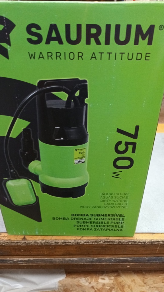 BOMBA SUMERGIBLE 750 WT AGUA/ SUCIA ( OFERTA )