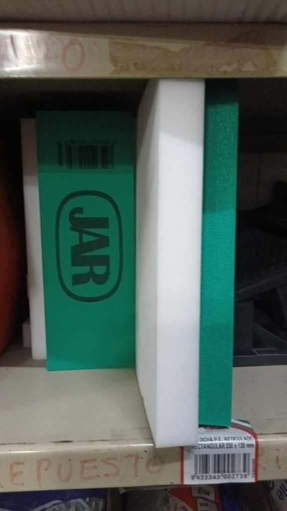 FLOTA POLIETILENO RETICULADO RECTANGULAR JAR