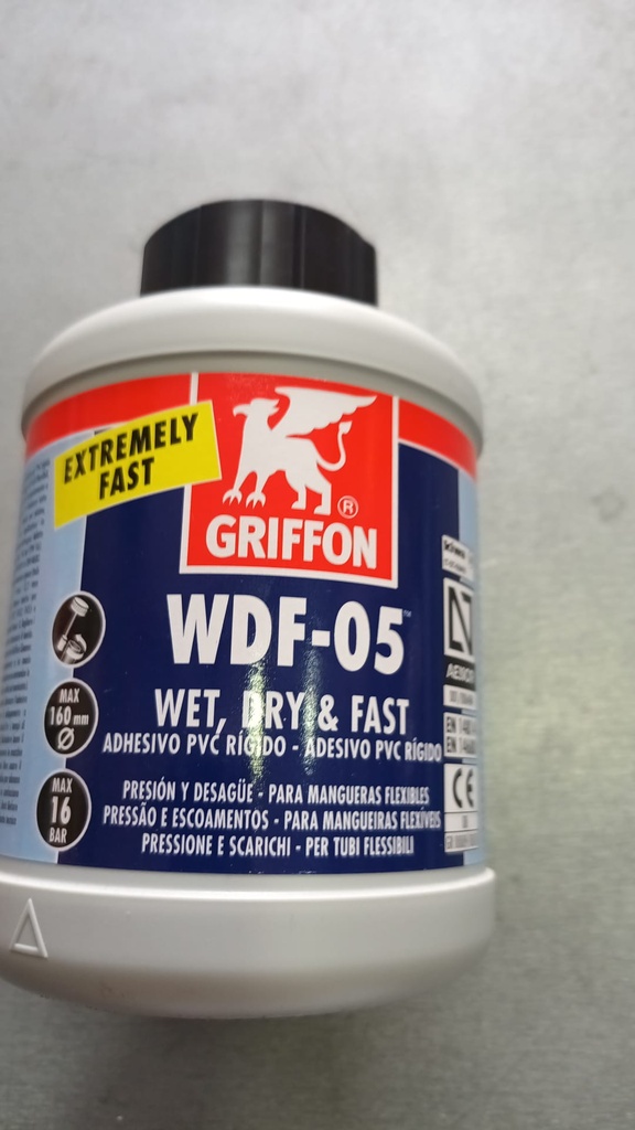 PEGAMENTO PVC GRIFFOND PROFESIONAL C/BROCHA 500ml