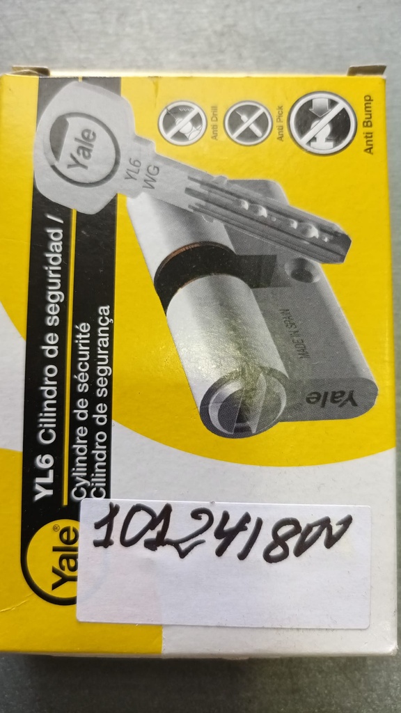 CILINDRO YALE L/15 DOBLE EMBRAGUE 30X30