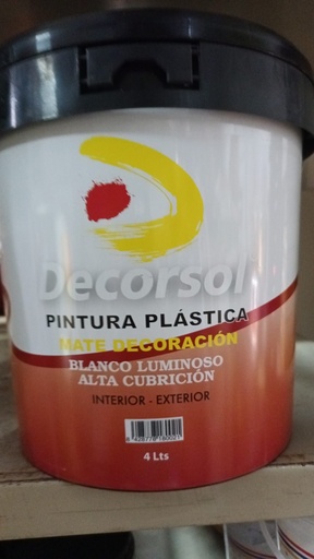 [7210085] Pintura Plástica DECORSOL 14 LITR OFERTA