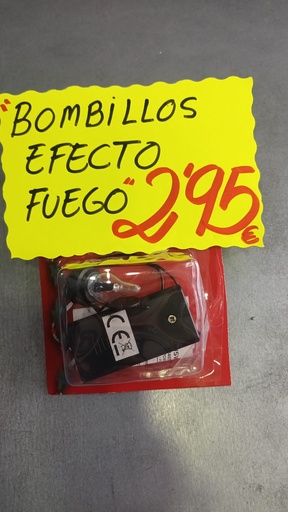 BOMBILLO NAVIDAD EFECTO FUEGO PILAS