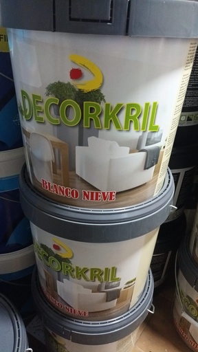 PINTURA PLASTICA INTERIOR 14LITR DECORKRIL