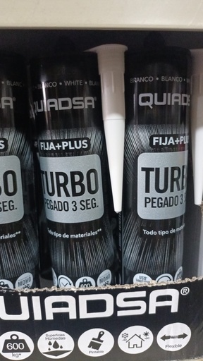 ADHESIVO MONTAJE TURBO QUIADSA BLANCO