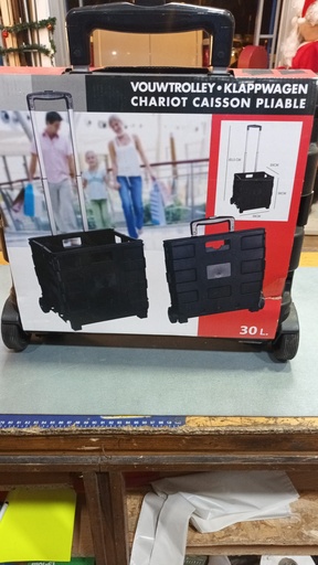 CARRETILLA TROLLEY PLEGABLE ALUMINIO 30 L