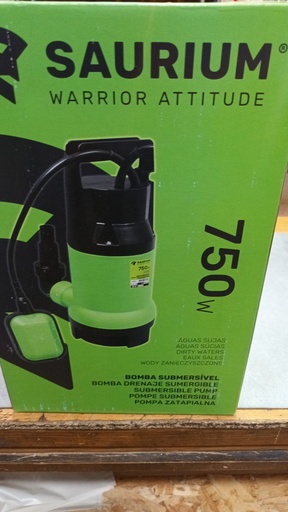 BOMBA SUMERGIBLE 750 WT AGUA/ SUCIA ( OFERTA )