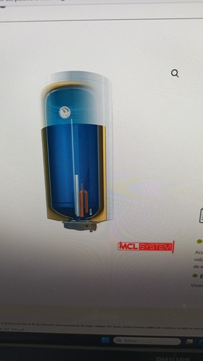 TERMO ELECTRICO MCL SLIM MODELO LEON 30LITROS (OFERTA)
