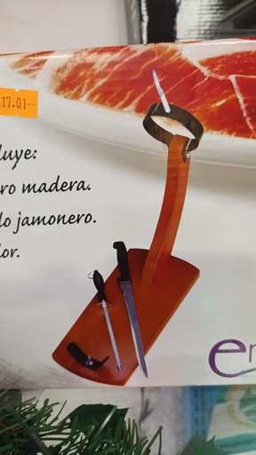 JAMONERO MADERA ONUBA C/ CUCHILLO